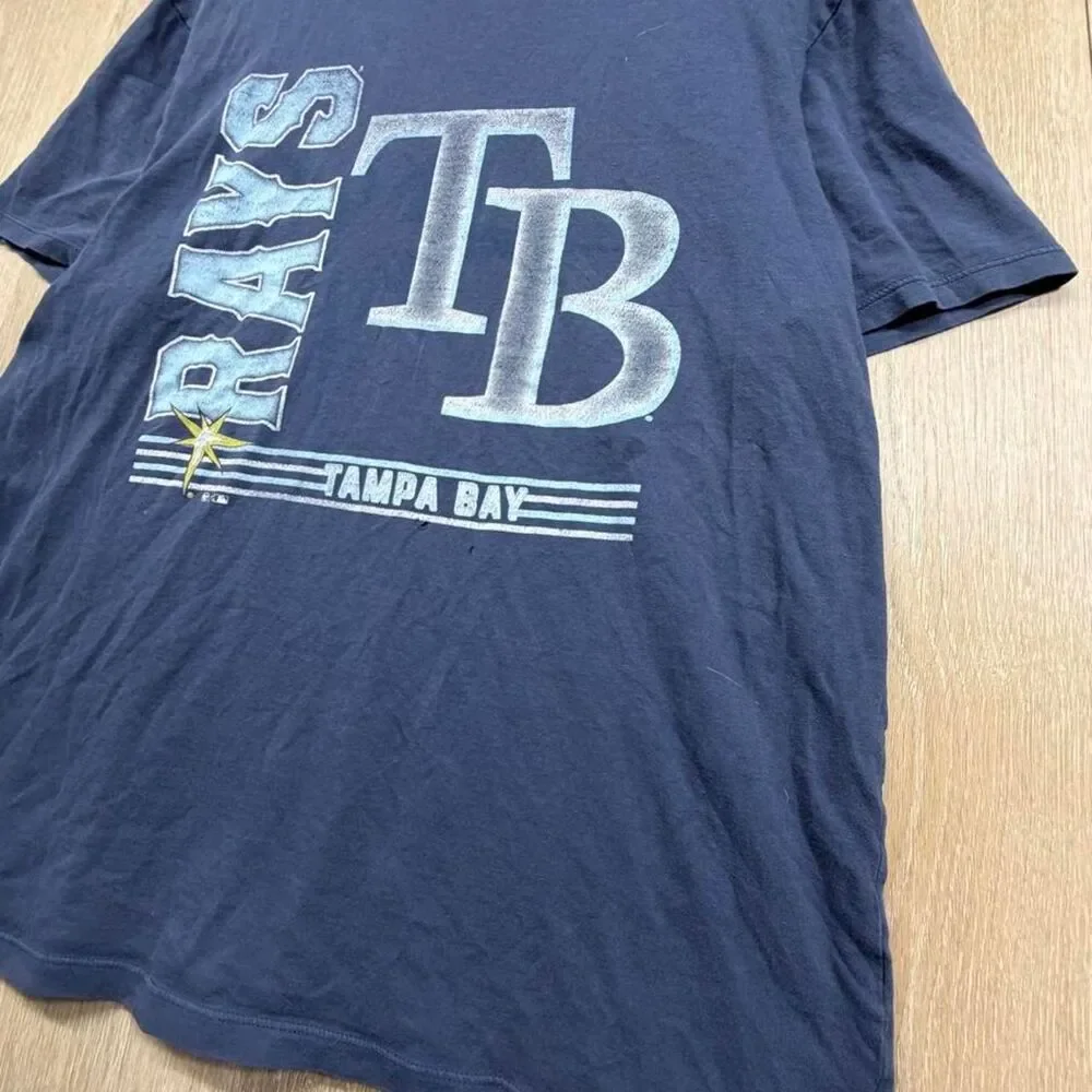 Mlb Men's Navy and Blue T-shirt